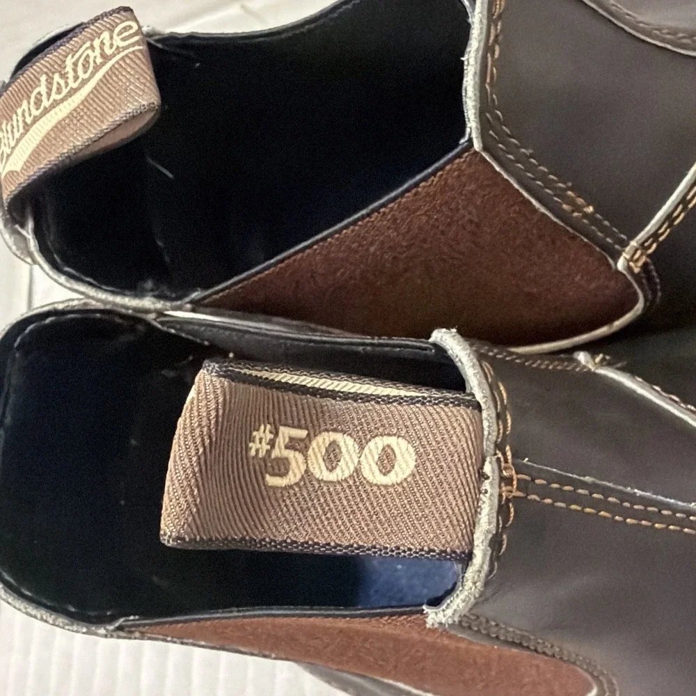 Blundstone 500 Chelsea Boots Mens US 11 AU 10 Brown Leather Casual Everyday